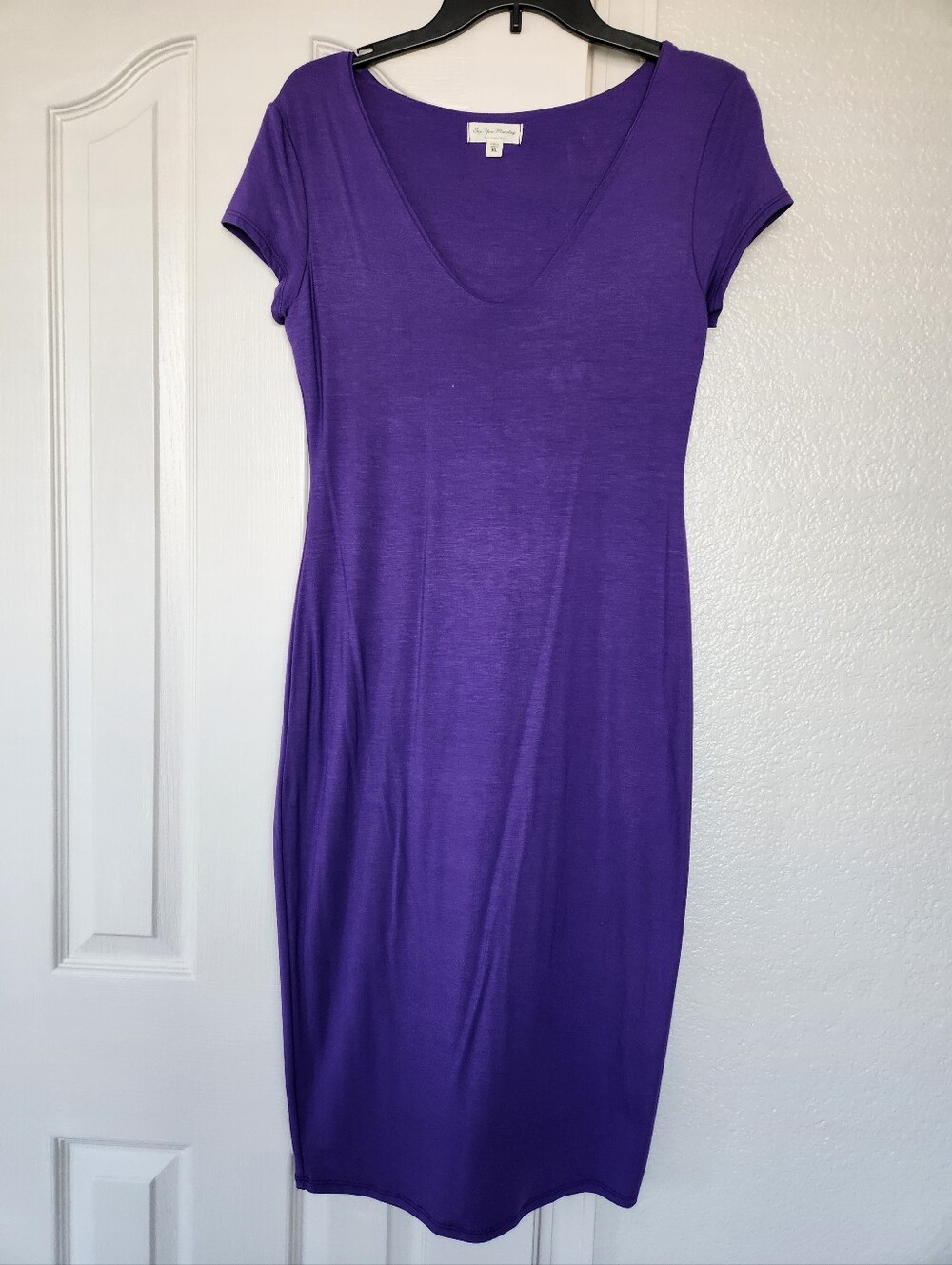 See You Monday Purple Dress Size XL